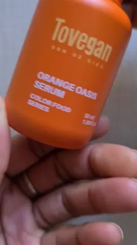 New orange serum from Tovegan. #kbeautytiktok #serum #koreanskincare  #kbeautyinfluencer #kbeautyreview #skincareroutine 