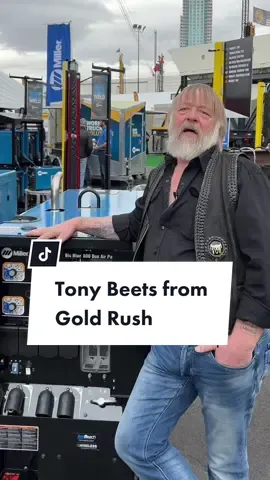 Tony Beets from Gold Rush tells us why he’s used Miller for the past 40 years 💪 #millerwelders #goldrush #alaskagold #alaskagoldpanners #millerwelding #lasvegas #vegas #conexpo #conexpo2023 