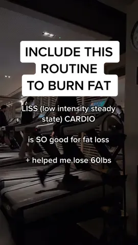 Great for a day where you want to SWEAT 🔥 💦 without LIFTING or JUMPING  #pcosworkout #liss #cardioworkout #treadmillworkout #fatloss #pcosweightloss 