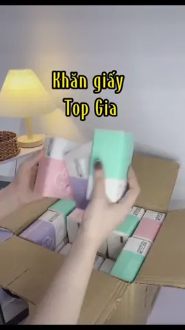 Giấy ăn Top Gia, thùng 30 gói giấy ăn cao cấp siêu tiết kiệm. 1. Thông tin sản phẩm: - Mỗi thùng giấy ăn 30 gói 300 tờ 3 lớp - Màu sắc: Xanh cảm hứng, Hồng dịu êm, Tím tâm huyết - Kích thước tờ giấy: 117*90*55 mm - Loại: 4 lớp*300 tờ/gói #giay #lau #an #gau #truc #sipiao #khan #lau #giay #vuong #tay #da #nang #ve #sinh #giatlautay #giayvesinh #giấyvệsinh #giấykhôđanăng #giấyướtvàgiấykhô #giấykhôđanăng #giayangautruc #giấyăn #giấyăngấutrúc #giâysipiao #sipao #giấyăn #giấygấu #giấytrúc #giayan #giaysipiao
