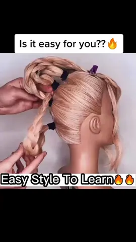 Learn it now!!🔥  #hairtutorialvideos #hairstyletutorial❤️ #hairbraidingtips #braidstylesforwomen #easyhairstylesforgirls #diyhairstyle #hairstylestutorial #hairstylesforwedding 