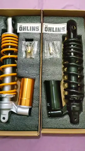 Shockbreaker Tabung Bawah Model Ohlins Ready Gold and Black Boss 🛒✨ #shockbreaker #shockohlins #variasimotor #modifikasimotor #viral #fyp #racuntiktok 