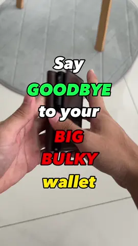 Goodbye big bulky wallet! #fellaki #fellakialpha #wallet 