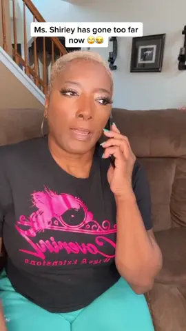 This is the last straw with Ms. Shirley. She has taken it too far 😂 #wighumor #wigtok #gluelesswigs #lacefrontwigs #medicalwigs #medicalwigsforhairloss #customwigs #msshirley 