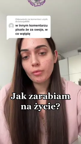 Odpowiadanie użytkownikowi @Anastazja666 jak zarabiam na życie i jakie mam doswiadczwnie w pracy - chętnie odpowiadam 🙂 #jakzarabiac #zarabianiewinternecie #pracawdomu #pracazdalna #influencermarketing 