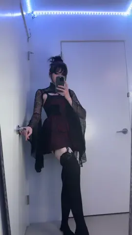 Sexy fit for you ;) dress and sleeves from @meowcos.com #foryou #OOTD #explore #fyp #vampgirl 