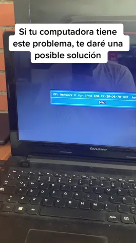 Solucion del error boot ipv4 #lenovo #tutorial #error #solucion #laptop 