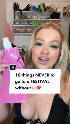 Save this festival packing list for later (trust me you dont want to be without these 10 things) 🫡🧳 #festival #rave #packwithme #traveltrips #packingtips #ravehacks #ravetips #festivaltips #traveltips #handluggage #carryon #ravefashion #raveoutfit 
