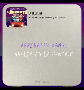 La Jeepeta Remix 🚙🎵 #letrasdecanciones #parati #foryou #tendencia #fyp #fypシ #rolitas #music #videolyrics #tiktok #viral #estadosparawhatsapp #paradedicar #parat #reggaeton #dedicala #rolasbrutales #cancionesparadedicar #paratiiiiiiiiiiiiiiiiiiiiiiiiiiiiiii #pinchetiktokponmeenparati #rolas30segunds #cancionesparahistorias #pinterest #indirectasdirectas #crazy #estado #cansiones #rolitaschidas #videosparadedicar #cancionesconletra #editsdecanciones #anuel #myketowers #lajeepeta 