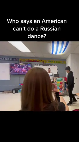 When the American does the Russian dance #foryou #funny #amazing #russiandance #tiktok #meme 