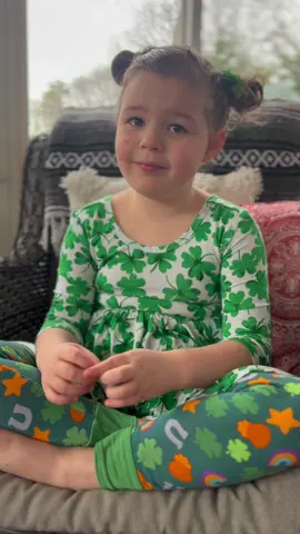 Learning about St Patrick #fyp #stpatricksday ##stpatricks #story dress @littlesleepies 