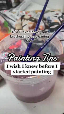 This is also another tip that people often overlook and can lead to distruction of those expensive brushes!  Join my waitilist for my upcoming course to get exclusive deals and content!  #arthowto #arttok #artisttok #artisttips  #oilpaintingtips #oilpainting #howtooilpaint #paintingtips #painttips #painter #arttips #paintbrushtips #paintbrushes 