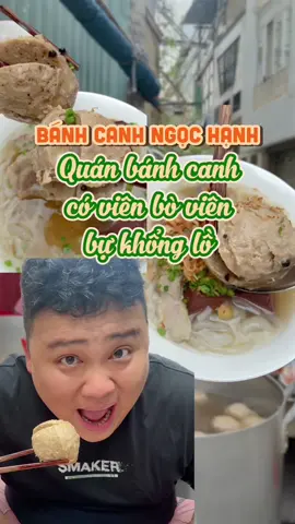 Bánh canh bò viên khổng lồ!!!! #anhbungmo #reviewanngon #LearnOnTikTok #ancungtiktok #abmgr 