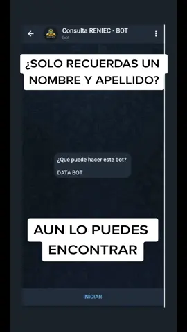 Encuentra a la persona que buscas, solo con un nombre y un apellido #rucperu #dniperu #reniec #consultadni