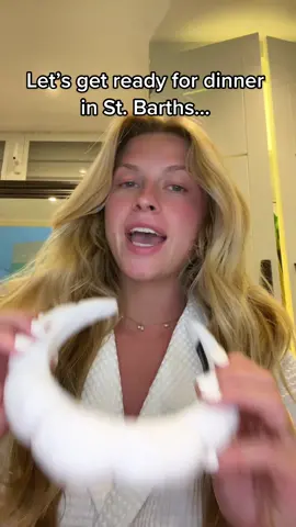 Outfit video is next !! Im so excited for tonight im gonna vlog it up ! #grwmroutine #grwm #grwmmakeup #stbarths #stbarthelemy #vacation #relatable #vacationmode #vacation #vacayvibes #travellife #traveltiktok #burnt #tan #tanning #travelbucketlist #dinnerwithme #dinner #getreadywithme  #datenightideas #datenightoutfit #dinnerdate #drinking 