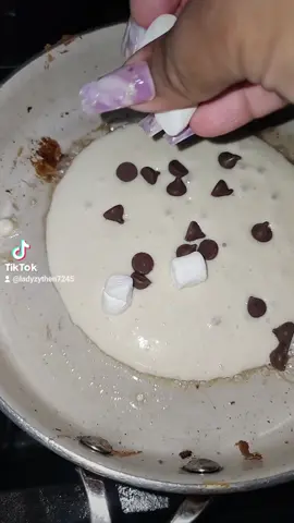 Smores Pancakes 🥞 anyone???  #SeeHerGreatness#smores#smorespancake#momlife#momeoftiktok 