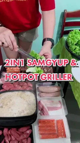 Di mo na kailangan lumabas pa ng bahay para magsamgyup. #samgyupsal #samgyup #samgyupgrillerwithhotpot #samgyupgrill #electricgriller #2in1samgyupsalgrillerwithhotpot 