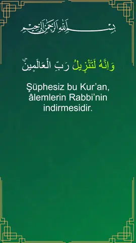 Şuarâ Sûresi 191.195. Ayet Mahir #mahir #kurankerim #kurandinle