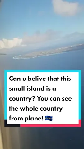 Can u belive that this small Island is a country? You can see the whole country from the plane! #nauru #nauruairlines #nauruan #kristijanilicic #leastvisitedcountry #nauru
