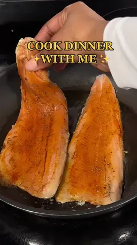 #CapCut Recipe inspired by dinner plus! Trader Joes didnt have Branzino so I went with Trout instead ! I didnt know that trader joes had frozen fish options! I’ll be back 🫶🏾#healthydinnerrecipes #DinnerIdeas #fishrecipes #traderjoesrecipe #mealideas #proteinfish 