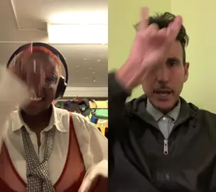 #duet with @justcarzil i am absolutely obsessed with dueting his videos and no one can stop me ! :P #fyp #callingsolate #boseheadphones #septum #lgbt #freefalling 