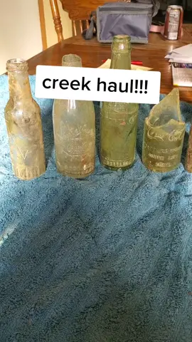 creek finds of the day!!! #farm #creek #vintage #History #antique #foryou #fyp #adventure #bottle 