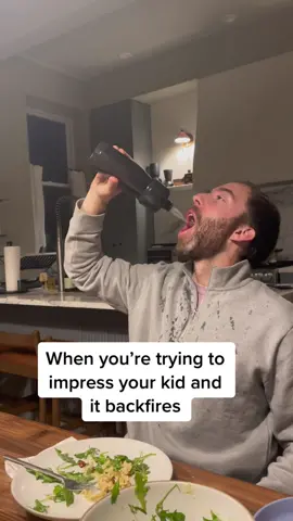 Poor kid was in the direct line of fire 😂#dadsoftiktok #dadjokes #dadfail #toddlersoftiktok #parentingfail #parentsoftiktok #fail 