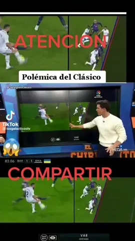 ATENCION,,,,recordad que para los fueras de juego no valen líneas hay que mirar que el balón este apepinado 😜😜COMPARTIR  #chiricirco#chiringuitodejugones#chiringuito#circodelasmentiras#humortiktok#viralvideo#viraltiktok#tiktok#viraliza#fcbarcelona#fcbarcelona🔵🔴#realmadrid#ElClasico#laliga 