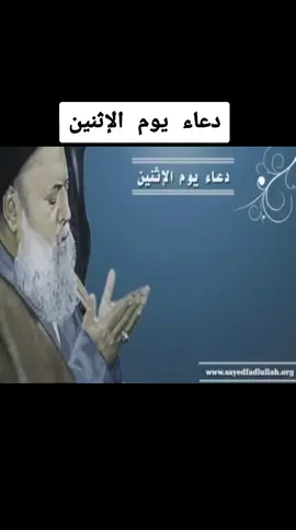 دعاء يوم الإثنين بصوت #السيد_فضل_الله #دعاء #أهل_البيت_عليهم_السلام #yourpage #viralvideo #viral #tiktok 