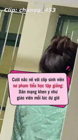 Cười nắc nẻ với clip sinh viên sư phạm tiểu học tập giảng: Dân mạng khen y như giáo viên mỗi lúc dự giờ #Sinhvien #Giaovien #Tieuhoc #TikTokNews #amm