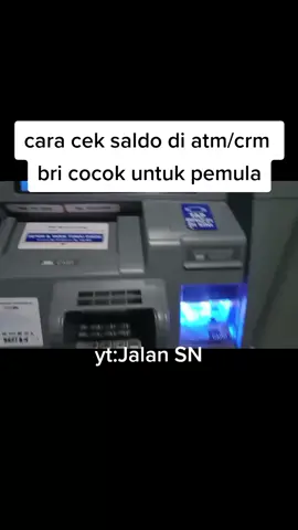 cek saldo di atm bri #tutorial #atmbri #viral #jalansn 