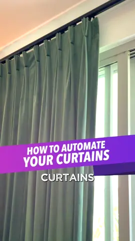 This is the easiest way to automate your curtains! The @Aqara Curtain Driver E1 is my favourite addition to my Smarthome! #aqara #aqaratechnology #smarthome #gifted