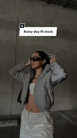 Its been raining for days but it feels like ~months~ #fyp#fashiontiktok #pufferjacket #getcrackin 
