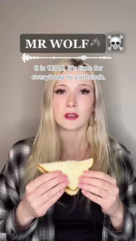 #pov You must ask “what time is it, Mr. Wolf?” when you hear a clock ticking, but if it’s feeding time.. #story #foryou #acting #viral #scary 