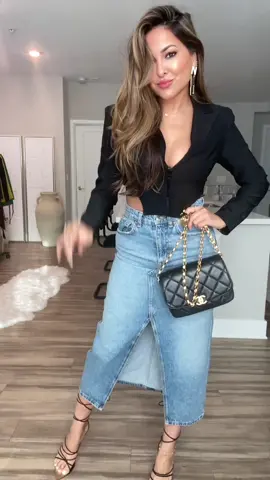 GRWM: Styling My New Midi Denim Skirt Pt. IV✨ Rate this #OOTD from 1-10💫 #fyp #styletok #fashiontiktok  Today’s Affirmation: “Self-care is important to me, and I always make time to nourish my body, mind, and soul” 🤍 TAG someone who would love this & don’t forget to save the video to refer back to when styling • #outfitinspo #fashion #styletips #outfitideas #grwm #fashionstyle #styling #todaysoutfit #todayslook #foryourpage  Outfit Breakdown: You can shop my outfit in my linktree bio under “shop my feed” and this video 