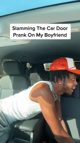 that second door slam did it for him 😂 #fyp #couple #prank #briaanddrew 