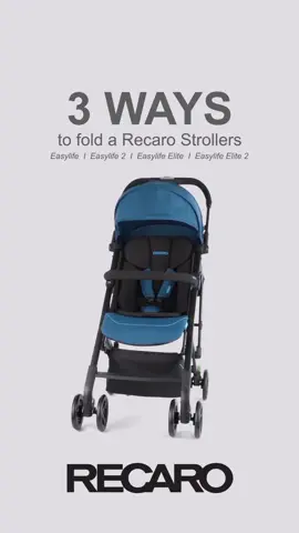 3 ways to fold a Recaro stroller....simply & quickly folded😍✨ #recaroeasylife #recarocarseat #recaromalaysia #recarostroller #belovedbabyipoh #kedaibabymalaysia #babyshopipoh #kedaibabymurah 