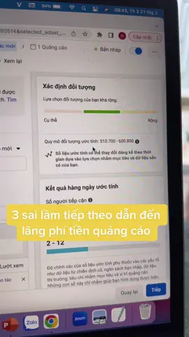 Tập2: 3 sai lầm tiếp theo trong target dẫn đến quảng cáo đắt #phamductiep #facebookads 