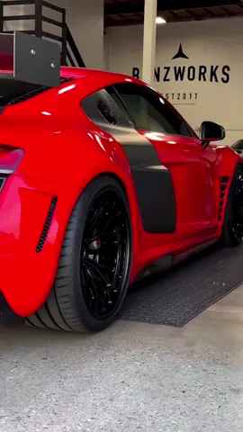 Eyes on the wheels. 👀  widebody #audi #r8 upgraded with #al13wheels R90-R in Three-piece (gloss black, satin black lips, 3pc center caps).  Custom Made-To-Order Wheels #Design4Automotive Your authorized AL13 wheels dealer For inquiries contact: 🇬🇧 +44 787 4300 751 🇸🇦 +966 503 017 487 Wheels • Exhaust • Suspension • Bodykits 📧 Design4automotive@outlook.com