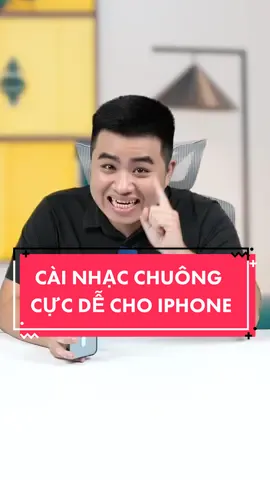 Cài nhạc chuông cực dễ cho iPhone 🥰 #adminkha #LearnOnTikTok #MCV #thanhcongnghe