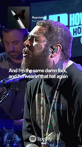 Post Malone always hits hard #fyp #music #lyrics 