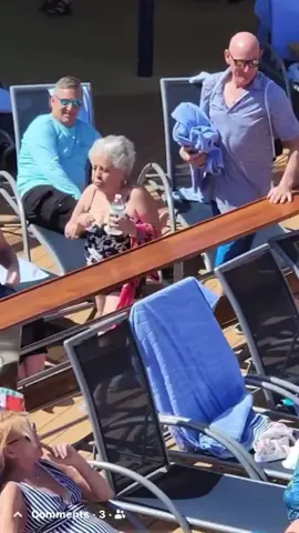 Whose grandma is this 😂 #fyp #foryou #grandma #cruiseship #cruise #dance 