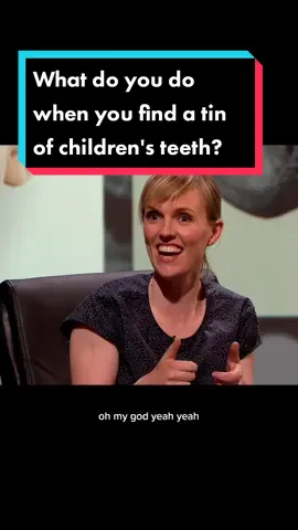 Watch every episode of #QI on BBC iPlayer. QI Series O Ep.2 ‘Organisms’ with #SandiToksvig #AlanDavies #NishKumar #CariadLloyd & #HollyWalsh #childrensteeth 