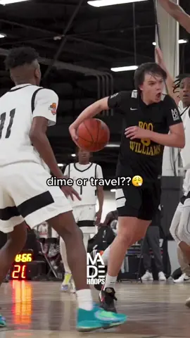 Did the ref get this right??🤔😱 #madehoops #aau #eybl #referee #travel #basketball #hooper 