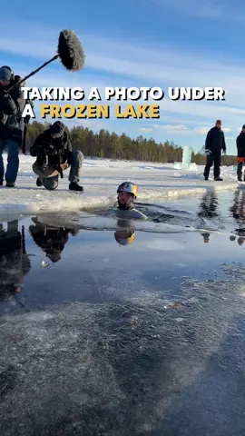 ok this shot *needed* the BTS 🤯🤯🤯 #redbull #givesyouwiiings #photography #watersports #wintersports #bts #frozenlake 