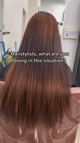 personally, im going on a smoke break #hairstylist #matthewwhair #hairtok #hairstylistsoftiktok #fyp #colorcorrection #boxdye #boxdyeremoval 