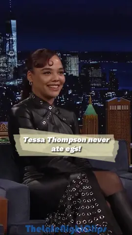 Tessa Thompson never ate eggs! #tessathompson #eggs #creed3 #shorts #foryou 