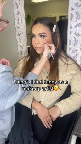 pls dont take offense to this, promise it is all jokes & for content purposes. i value anyone who comes in my chair and gets serviced by me, it is a safe space. i never want anyone to feel uncomfortable💗 #fyp #beauty #mua #makeupartist #njmua #njmakeupartist #makeup #fashion #funny #pov #clientsbelike 