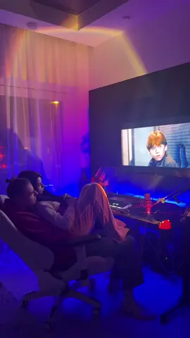 Perfect evening 🥹🍿 #couple #movienight 