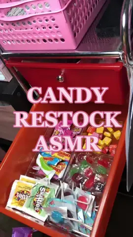 Restocking my candy drawer ✨ #asmr #candydrawer #freebies #SmallBusiness #restockasmr #candyrestock #easter #eastercandy 